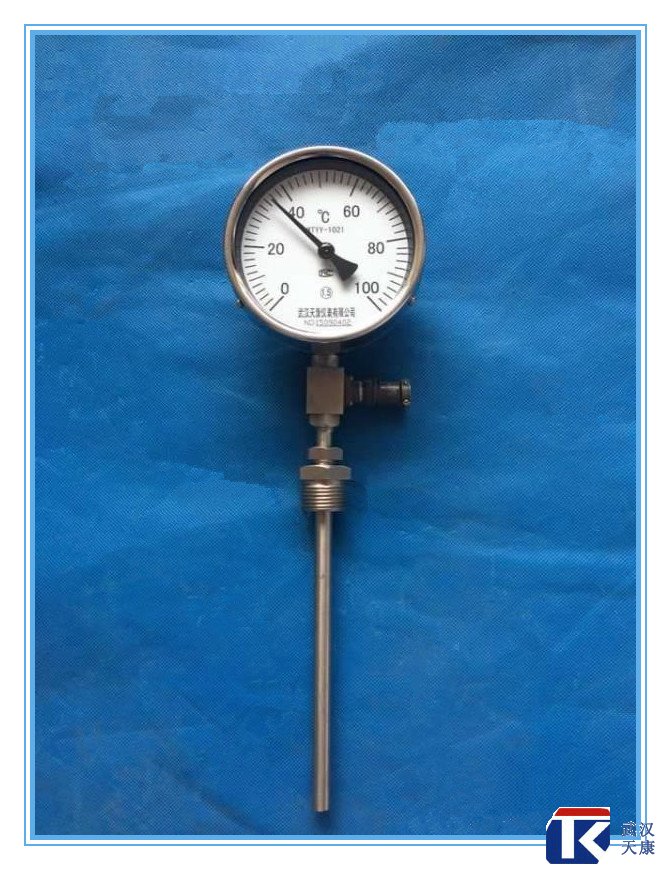 Զ��Һ��ѹ��ʽ�¶ȼƣ����ղ�ͷʽ��